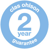 Clas Ohlson always has a 2 year guarantee