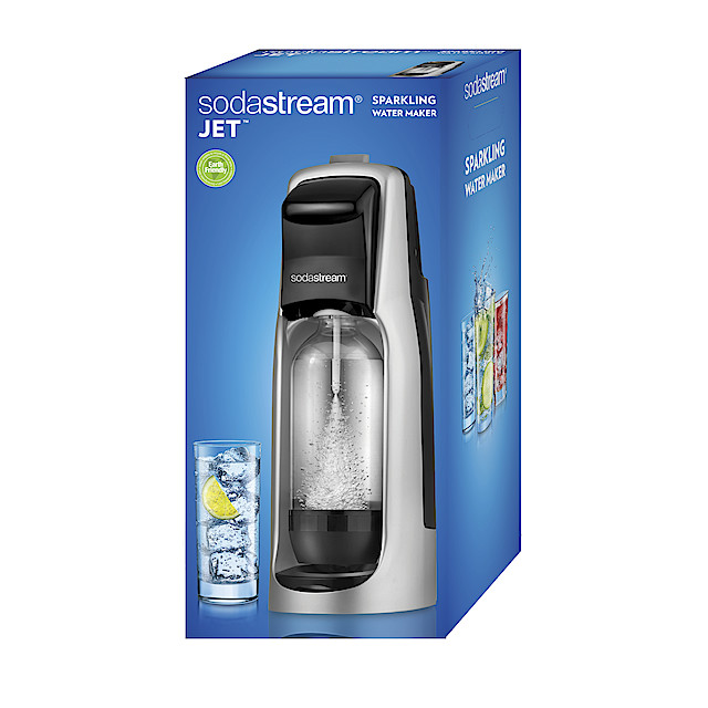 Kolsyremaskin SodaStream Jet Black Silver Clas Ohlson